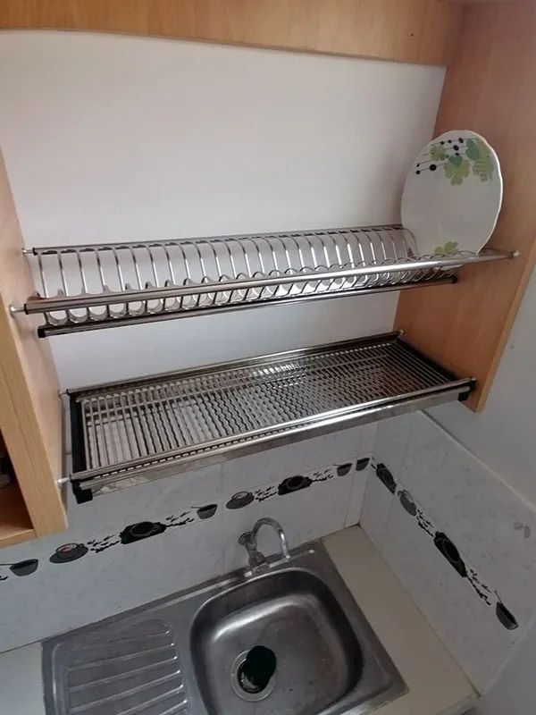Cabinet dish rack 26