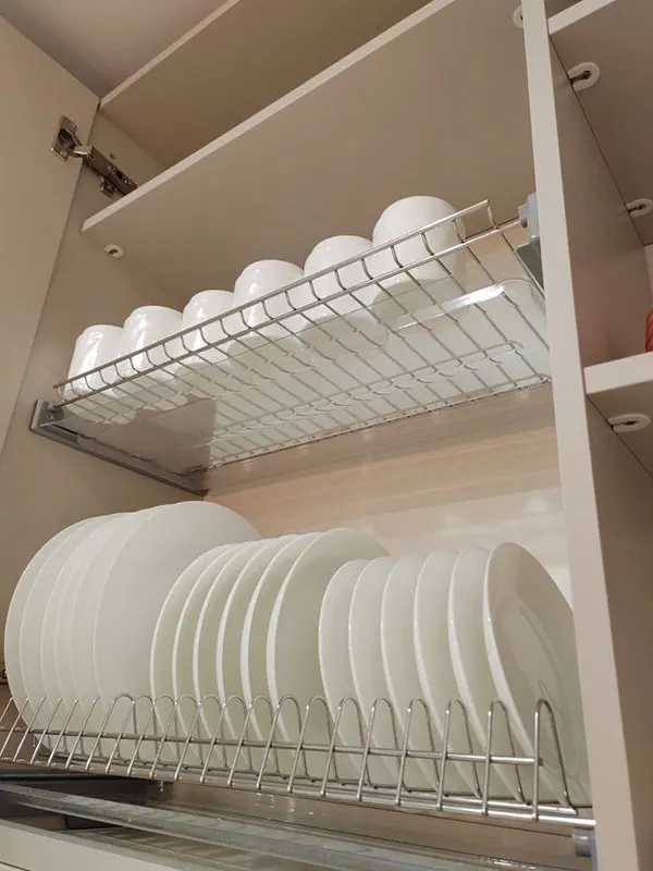 Cabinet dish rack 27