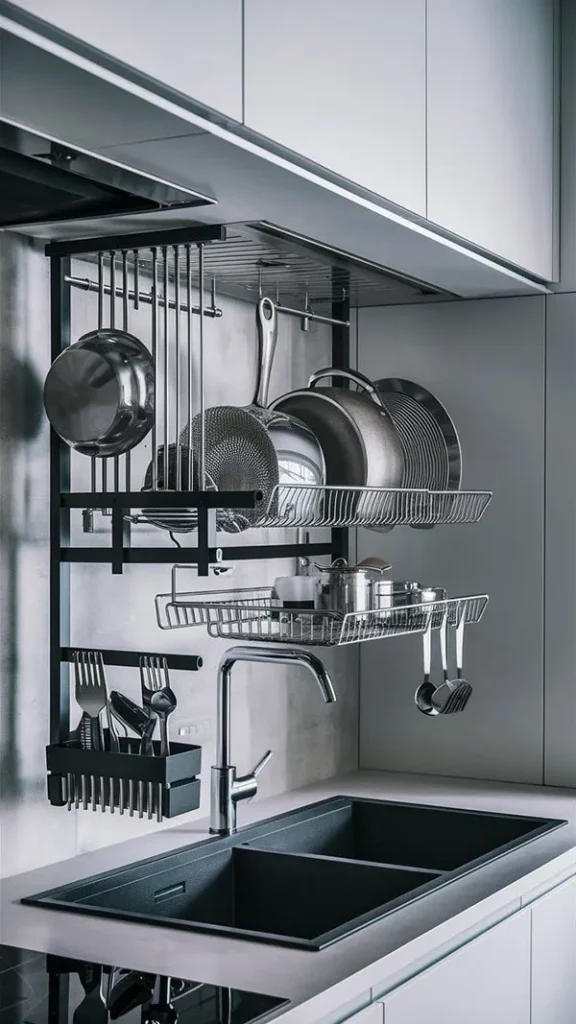Cabinet dish rack 30