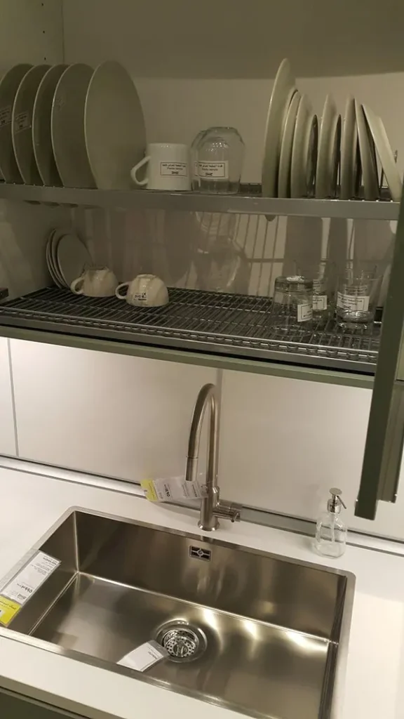 Cabinet dish rack 7