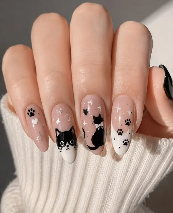 Cat nail design 1
