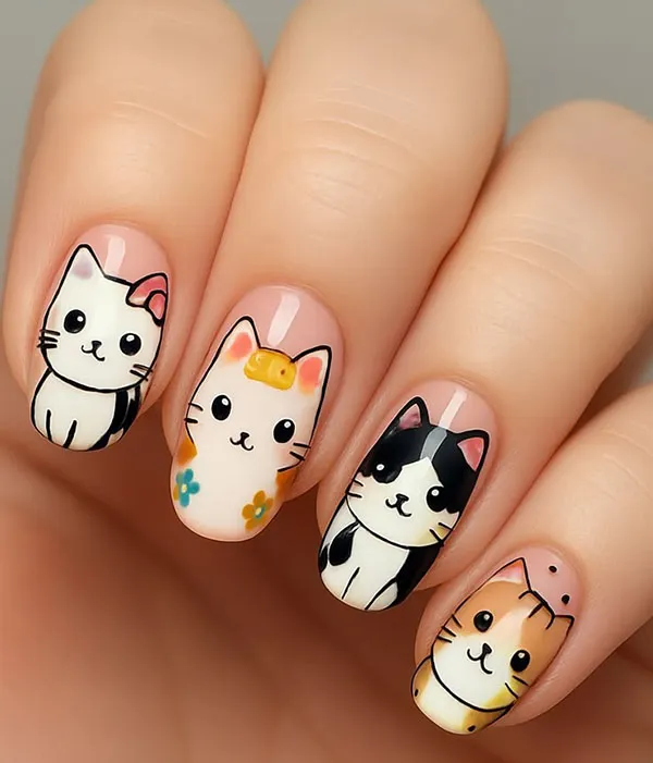 Cat nail design 13