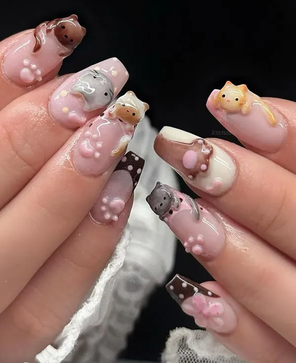 Cat nail design 2