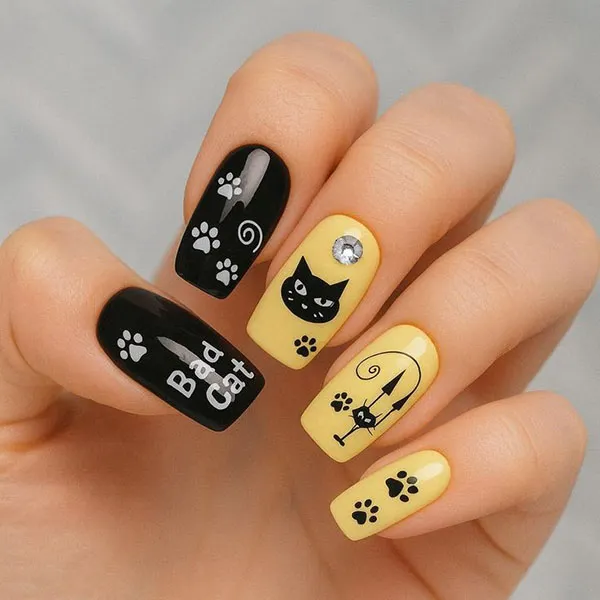 Cat nail design 25