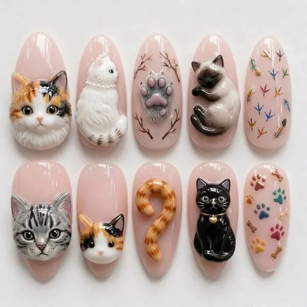 Cat nail design 30
