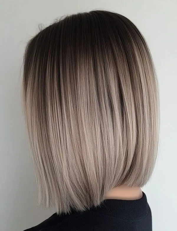 Chic long bob hairstyle for women 12