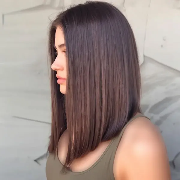 Chic long bob hairstyle for women 14