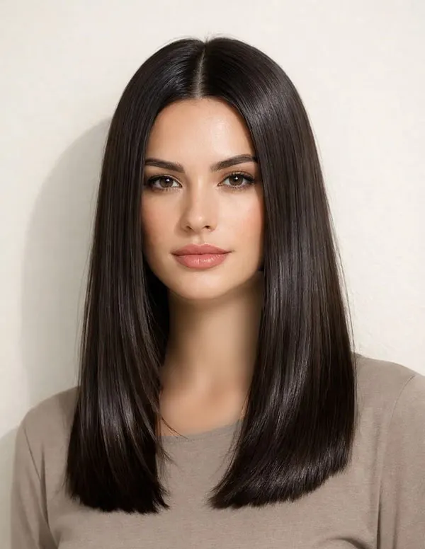 Chic long bob hairstyle for women 16
