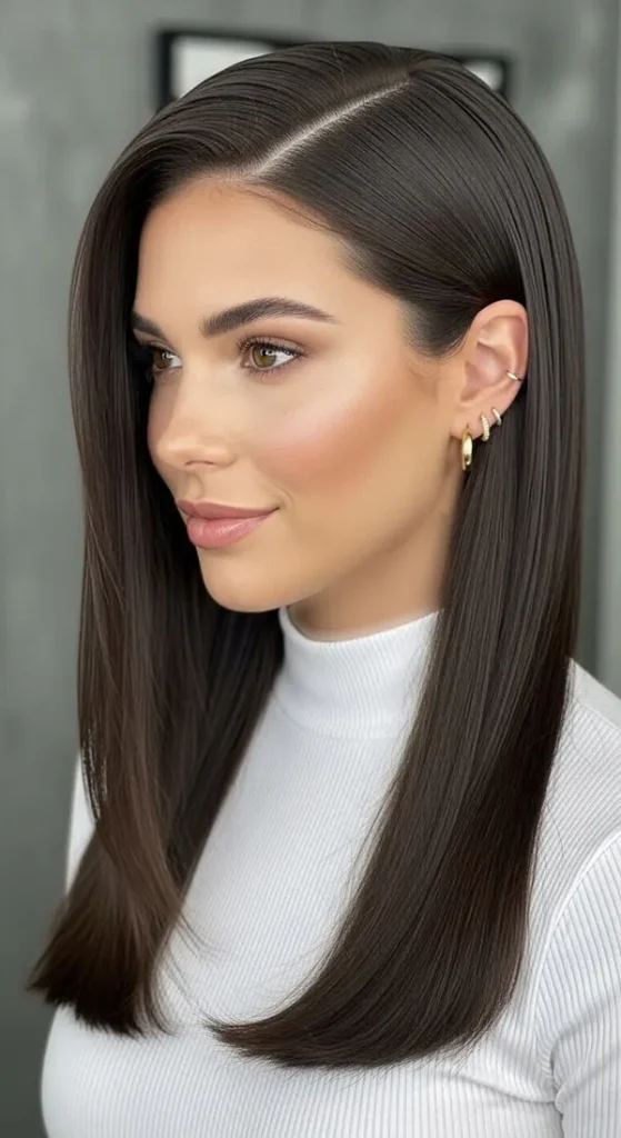 Chic long bob hairstyle for women 2