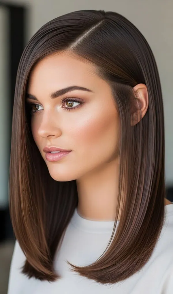 Chic long bob hairstyle for women 26