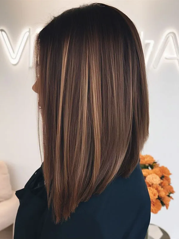 Chic long bob hairstyle for women 6