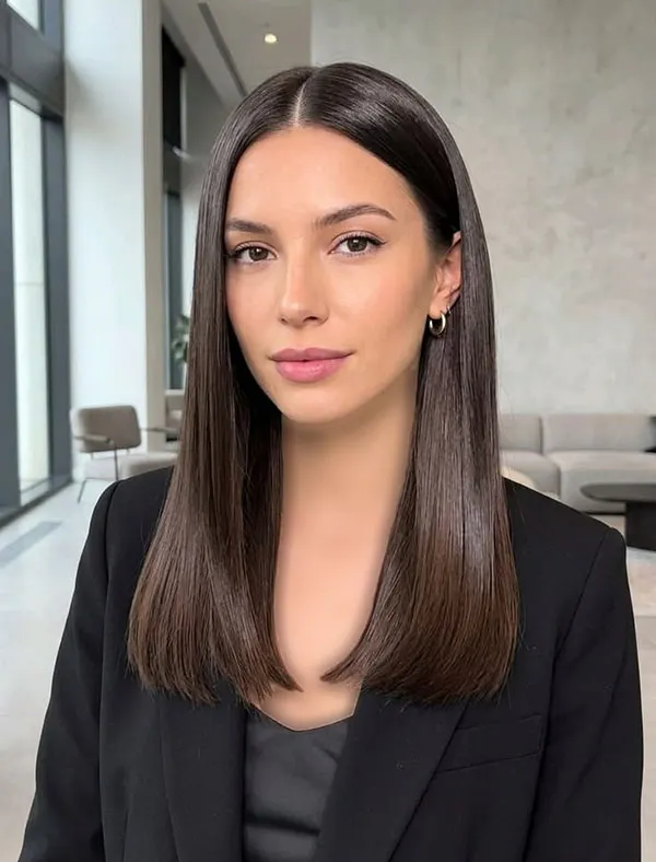 Chic long bob hairstyle for women 7