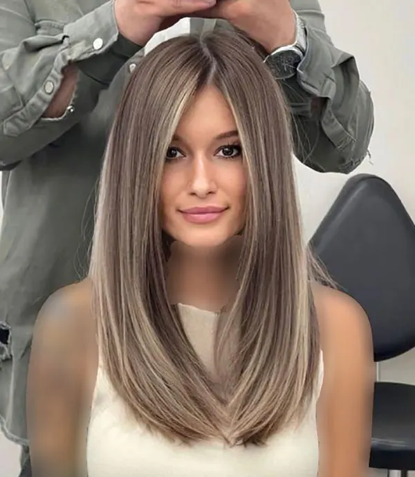 Chic long bob hairstyle for women 8