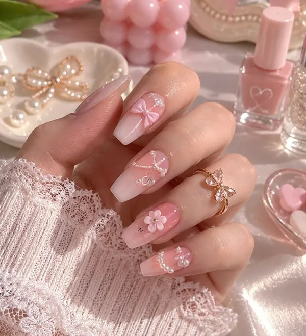 Cute nail designs for girls 29