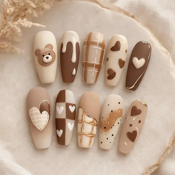 Cute nail designs trending this year 13