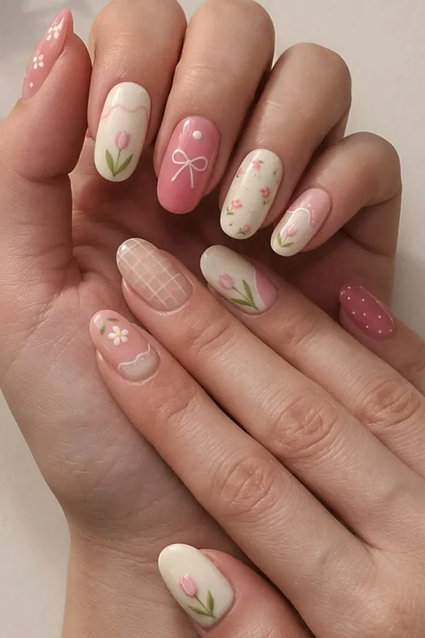 Cute nail designs trending this year 18
