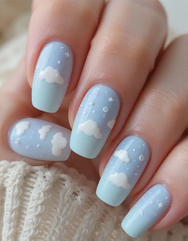 Cute nail designs trending this year 24
