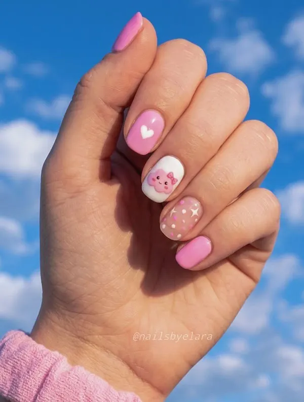 Cute nail designs trending this year 33