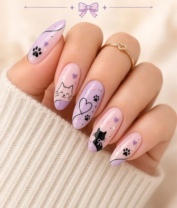 Cute nail designs trending this year 4