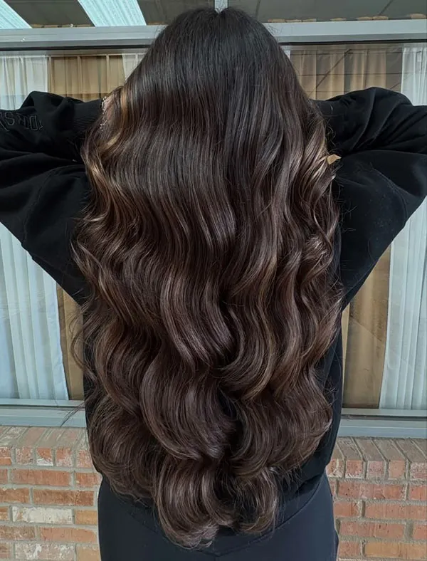 Dark chocolate hair color 1