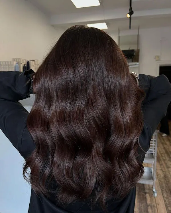 Dark chocolate hair color 11