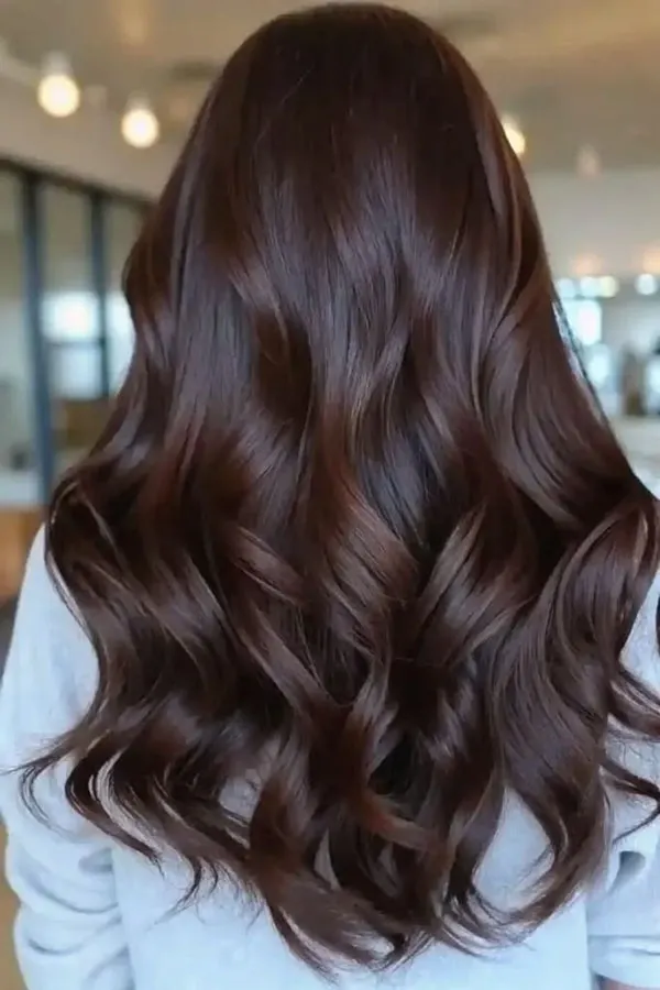 Dark chocolate hair color 13