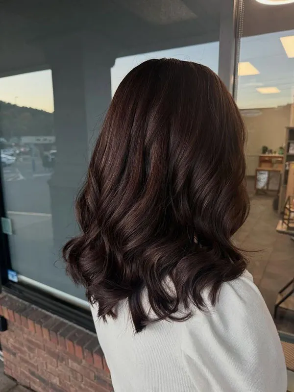 Dark chocolate hair color 22