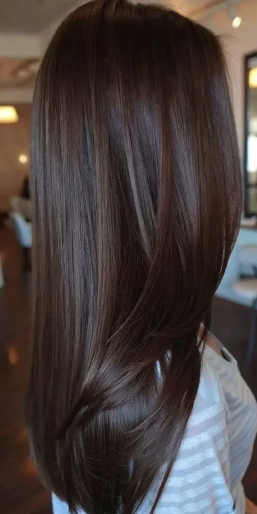 Dark chocolate hair color 27