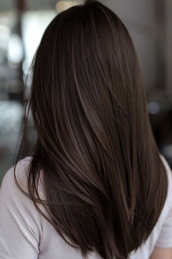 Dark chocolate hair color 28