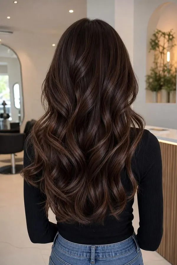 Dark chocolate hair color 3