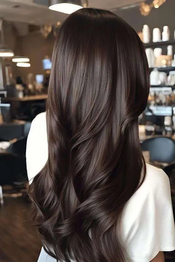 Dark chocolate hair color 32