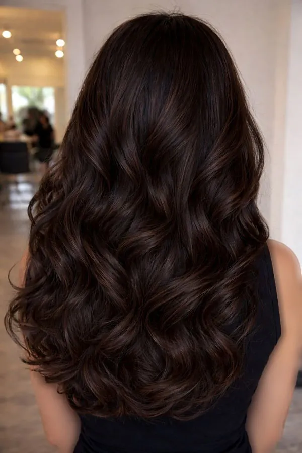 Dark chocolate hair color 6