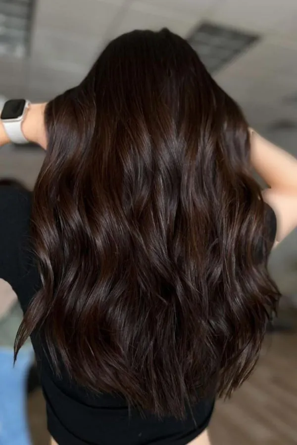 Dark chocolate hair color 7