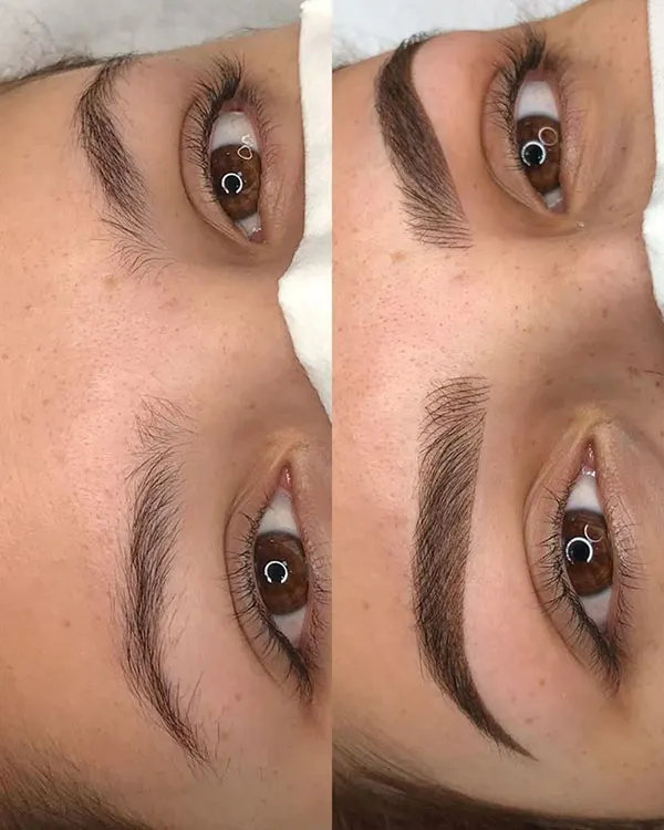 33 مدل برداشتن ابرو دخترانه؛ از ابروی صاف تا قوسدار! 9 Eyebrow removal model 5