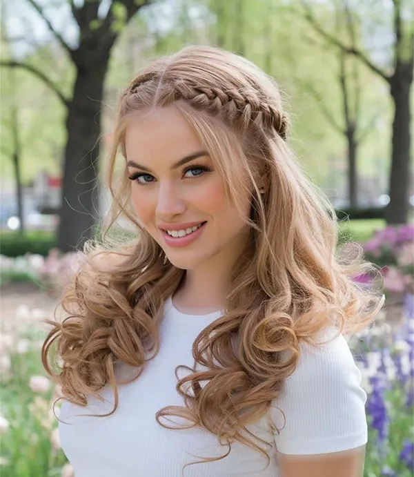Front hair braiding 1