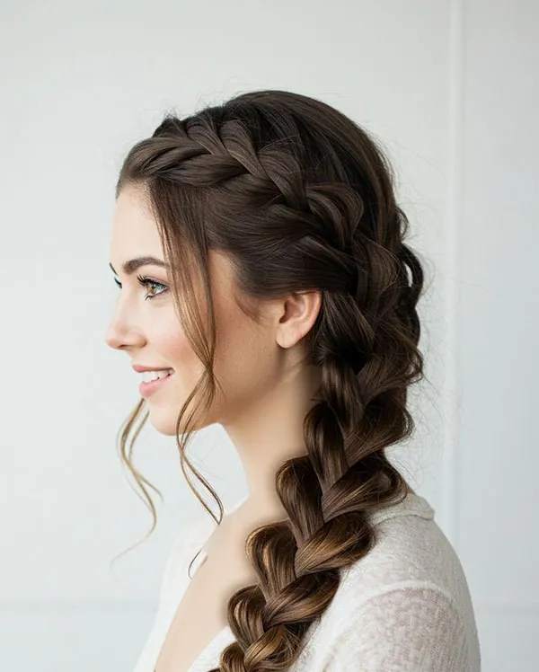 Front hair braiding 10