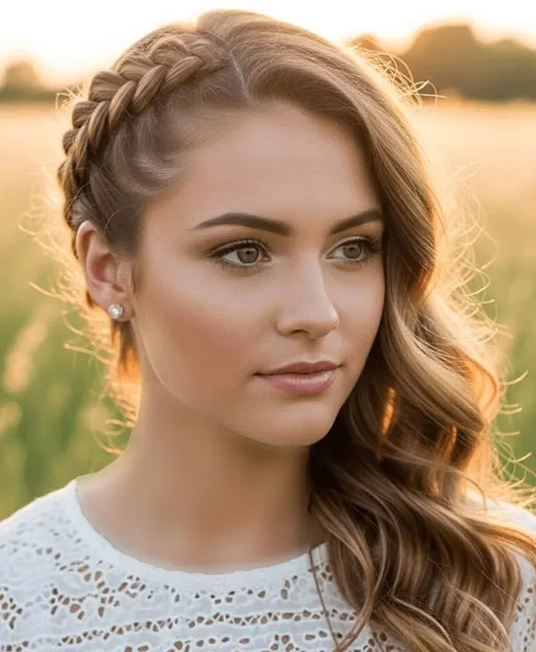 Front hair braiding 15