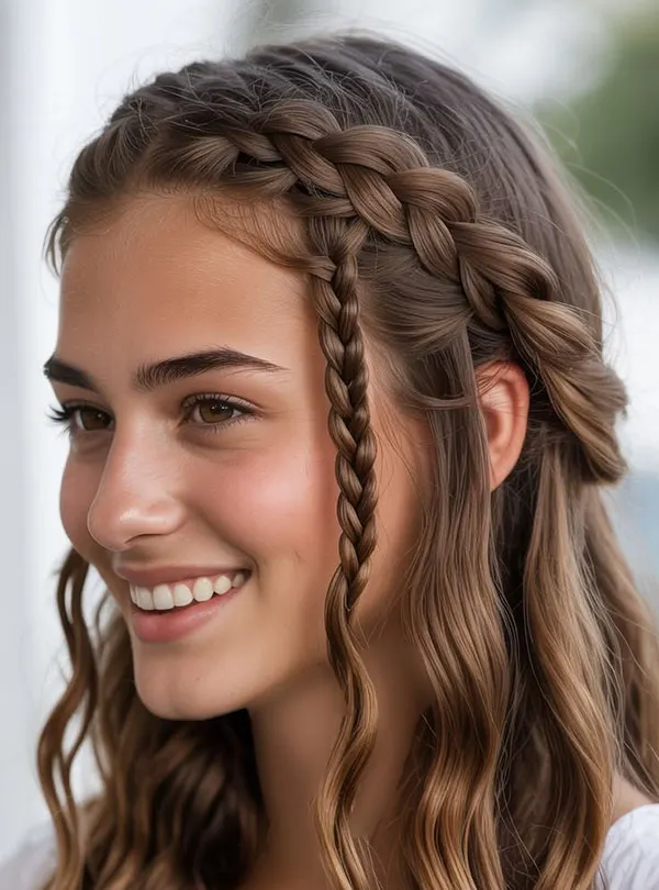 Front hair braiding 20