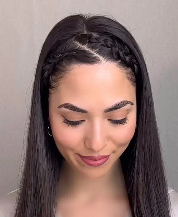 Front hair braiding 24