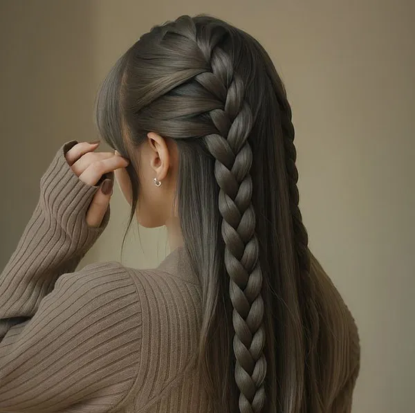 Front hair braiding 25