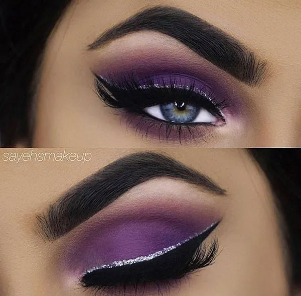 Heavy Arabic eye makeup 16
