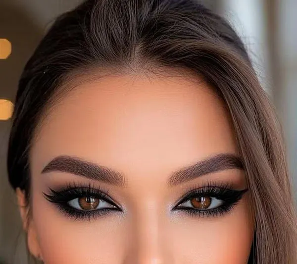 Heavy Arabic eye makeup 19