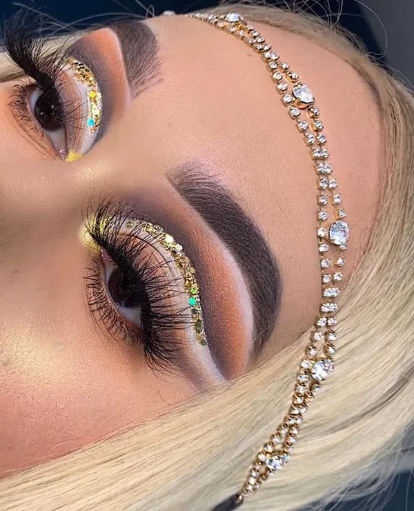 Heavy Arabic eye makeup 7