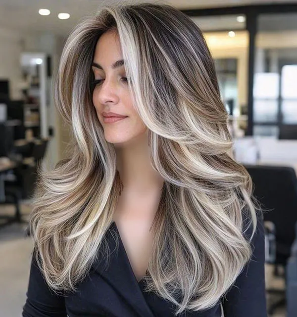 Highlighted hair 10