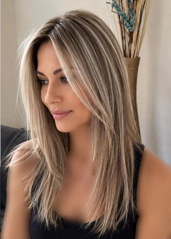 Highlighted hair 7