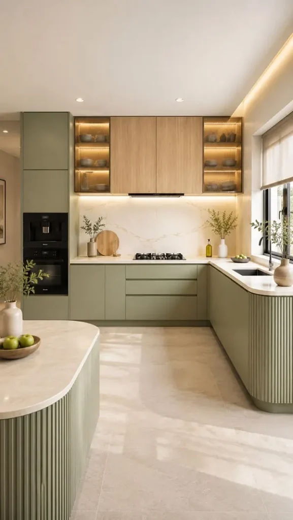 33 مدل طراحی کابینت آشپزخانه؛ برای هر سبک دکوراسیون! 16 Kitchen Cabinet Design 11