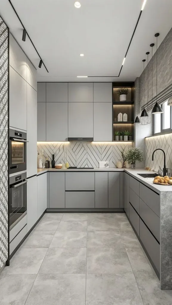 33 مدل طراحی کابینت آشپزخانه؛ برای هر سبک دکوراسیون! 15 Kitchen Cabinet Design 13