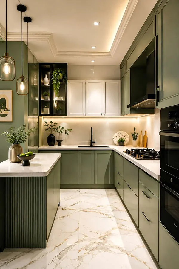 33 مدل طراحی کابینت آشپزخانه؛ برای هر سبک دکوراسیون! 26 Kitchen Cabinet Design 19