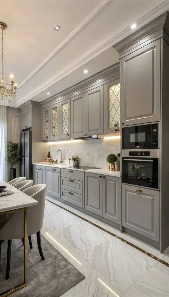 33 مدل طراحی کابینت آشپزخانه؛ برای هر سبک دکوراسیون! 30 Kitchen Cabinet Design 24