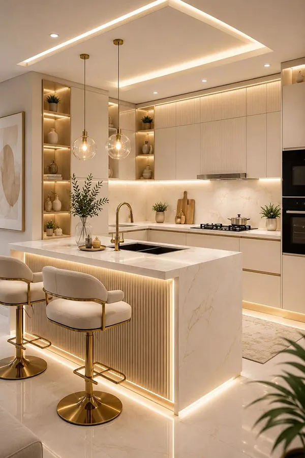 33 مدل طراحی کابینت آشپزخانه؛ برای هر سبک دکوراسیون! 13 Kitchen Cabinet Design 9